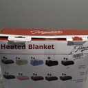 Heated Blanket Electric Throw 50" x 60" -Heated Throw Blanket with 5 Heating Levels & 3 Hours Auto Off,Machine Washable,ETL & FCC Certification, Red