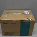 Oneach 9" Cordless Table Lamp, Gold Rechargeable Battery Operated Lamp, 3-Way Stepless Dimming Touch Lamps, Small Glass Bedside Nightstand Light for Bedroom Dining Table Living Room Shelf Decor