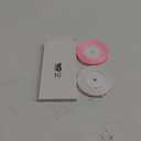 2 Rolls 60 Yards Total Breast Cancer Awareness Ribbon Pink Craft 3/8 Inch Thin Grosgrain Ribbon Breast Cancer Decorative Fabric Hair for Wrapping DIY Bow Making Supplies