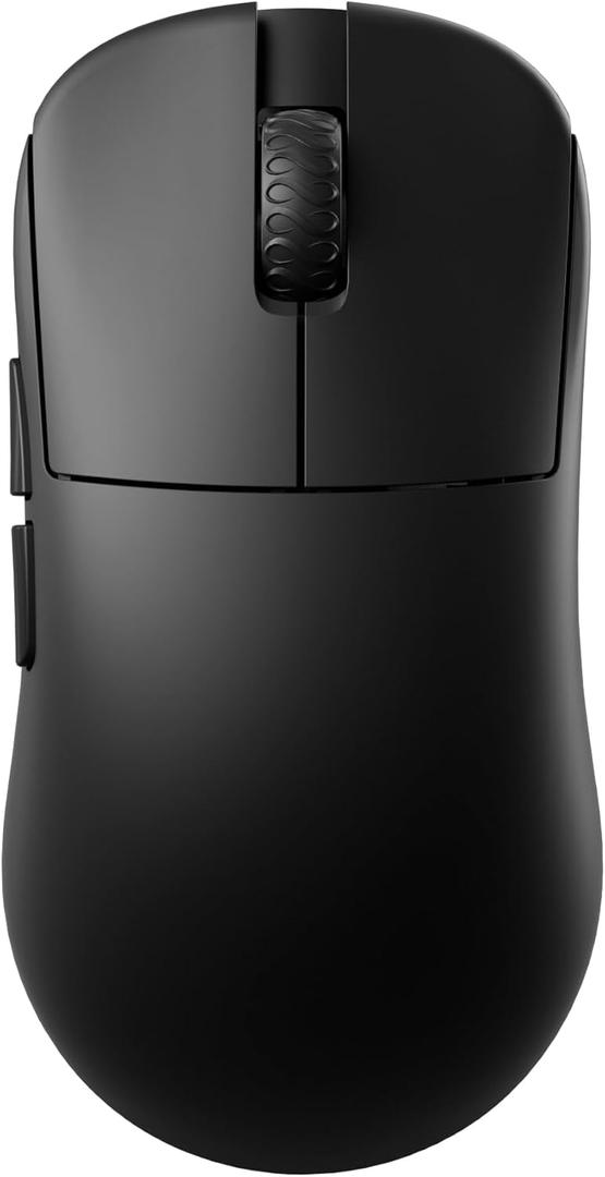 Lamzu Inca Gaming Mouse, 8K Polling Rate, Optical Switches, TTC Encoder, Paw3950 IC, Nordic 52840 MCU, Symmetrical High-Hump, Recommended for Claw-Grip Gamers, 8K Dongle Included (Black)
