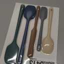 5 Pieces Silicone Spatula Set, Food Grade Rubber Spatula, Upgrade Strong Handle with Ergonomic Grip, Heat Resistant Up to 600F for Nonstick Cookware, Cooking (Neutral)