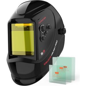 YESWELDER Large Viewing Screen 3.93"X3.66" True Color Solar Power Auto Darkening Welding Helmet, 4 Arc Sensor Wide Shade 3/5-9/9-13 for TIG MIG Arc Weld Grinding Welder Mask LYG-M800H YESWELDER Large Viewing Screen 3.93"X3.66" True Color Solar Power Auto Darkening Welding Helmet, 4 Arc Sensor Wide Shade 3/5-9/9-13 for TIG MIG Arc Weld Grinding Welder Mask LYG-M800H
