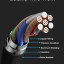 USB C to USB C Cable,60W 3A Fast Charging USB C Charger Cable 3 Pack(3.3+5+6.6ft),Type C to Type C Cable for iPhone15/15Pro/16Plus/16ProMax/ipad Air 4/iPad Pro2022/Samsung S23