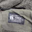 Carhartt Men's Relaxed Fit Washed Duck Sherpa-Lined Utility Jacket (Large)