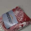 Dremisland Christmas Tree Skirt Rustic Christmas Tree Mat with Snowflake Reindeer Red Knitted Xmas Tree Skirts Thick Knitted Xmas Holiday Decoration New Year Home Party Decorations (Red, 36inch/90cm)