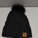 Alepo Womens Winter Beanie Hat, Warm Fleece Lined Knitted Soft Ski Cuff Cap with Pom Pom