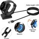 Charging Station for Google Pixel Watch 3/Pixel Watch2 Charger, Replacement Smart Watch Charger 3.3Ft USB Magnetic Stand