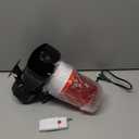 Alarm Siren 110volt Siren Alarm Strobe Light Security Siren Horn Alarm Emergency Warning Flashing Light for Outdoor Home Garage Door Partying Loud 120db Siren Strobe Alarm (Red)