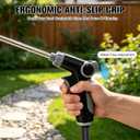 Turn Any Hose into a High Pressure Water Cleaning Jet, 2026 New Multi Function Lawn & Garden Watering Sprayer, Heavy Duty Garden Hose Nozzle, Spray Nozzles for Cleaning Yard Patio Car