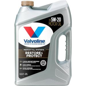 Valvoline Restore & Protect Full Synthetic 5W-20 Motor Oil 5 Quart