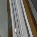 Curtain Track, Ceiling Curtain Track with Roller Hooks, Ceiling Mount Rail Set for Room Divider, 6ft - 9ft (White)