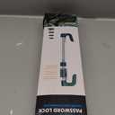 Steering Wheel Lock Anti-Theft Car Device, Steering Wheel Pedal Brake Password Lock, Steering Wheel to Pedal Within 17Inch to 33Inch Black