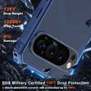 Hualele Designed for Pixel 9 Pro XL Case, Compatible with MagSafe [Military-Grade Protection] Shockproof Protective Slim Case Cover for Google Pixel 9 Pro XL Blue