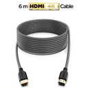 PowerBear 4K HDMI Cable 20 ft | Long Hdmi Cable, Braided Nylon & Gold Connectors, 4K @ 60Hz, Ultra HD, 2K, 1080P, ARC & CL3 Rated | for Laptop, Monitor, PS5, PS4, Xbox One, Fire TV, & More