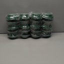 PINGEUI 20 Pack 4.7 Inch Floral Foam with Bowl, Round Wet Floral Foam, Green DIY Flower Arrangement Kit, Flower Supplies Foam for Decoration