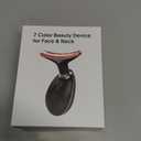 Red-Light-Therapy-for-Face and Neck, 7 Color Light Based Facial Massager, Portable Skin Care Tool (Black)