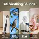 Hotmoon Sound Machine for Sleep, Cocoon 2 White Noise Sound Machine with 40 Relaxing Sounds, Dual-Speaker & Timer, 8 Night Light, Pink Brown Green Noise for Sleeping Adults, Office Privacy, Plug-in