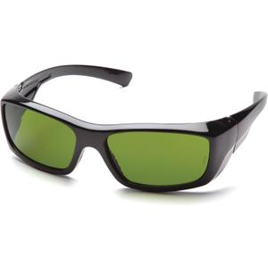 Pyramex Safety Shade 3.0 Safety Glasses, Scratch-Resistant, Black Frame, 3.0 ir Filter Lens (SB7960SF), 5.6 x 1.7 inch
