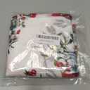 AEIOAE Christmas Tablecloth 54 x 54 Inch Square, Winter Red Birds Pine Tree Branch Table Cloth, Holiday Tablecloths Farmhouse Decorative for Home Kitchen Dining Party