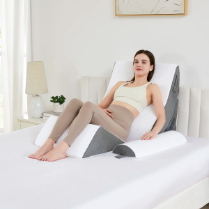4-Piece Support Wedge Pillow Set With High Density Foam By Sweet Home Collection®