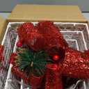 Christmas Decorations, Set of 3 Christmas Lighted Gift Boxes, Battery Operated Xmas Present Boxes, Warm White LED with Bows for Indoor Christmas Tree, Yard, Home Decor