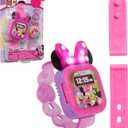Disney Junior Minnie Mouse Play Smart Watch with Lights and Sounds, 3-pieces, Pretend Play, Kids Toys for Ages 3 Up by Just Play