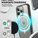 CASETiFY Compact iPhone 16 Pro Case [Slim and Sleek/Compatible with Magsafe / 4 ft. 2X Military Grade Drop Protection] - Clear Black