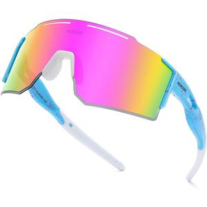 Sports Polarized Sunglasses for Men and Women, Youth Kids Baseball Softball Sunglasses for Cycling, Running