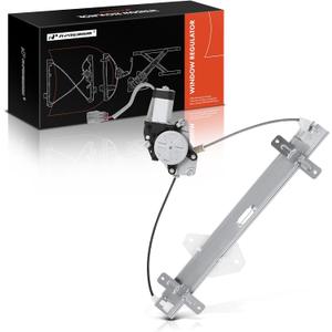 A-Premium Rear Right Passenger Side Power Electric Window Regulator with Motor Compatible with Acura TL 2004-2008