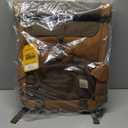 Carhartt 40L Nylon Roll Top Backpack, Heavy-Duty Water-Resistant Material W/ 17" Laptop Sleeve, Carhartt Brown (One Size)