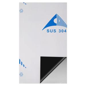 304 Stainless Steel Sheets Metal 10" x 17" x 1/64" (0.50MM) Inch 304 Stainless Steel Plates 24 Gauge Stainless Steel Shim Stock Plates Metal Sheets for Crafting, Stovetop, Snow Frosted Surface