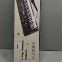 61 key keyboard Piano,Portable Electronic Digital Piano,Built In Dual Speakers,External Microphone,Power Plug,Rich Teaching Content,Multi-Functional Electronic Piano Suitable For Beginners jd555