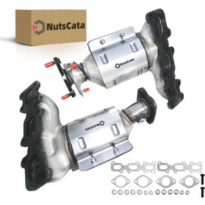 2PCS Left Right Catalytic Converter Compatible with 2013-2019 Ford Explorer Taurus Flex Police Interceptor, 2015-2018 Edge, 2013-2016 Lincoln MKS MKZ, 2013-2018 MKT 3.5L 3.7L EPA Compliant