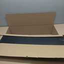 1 Pcs Door Kick Plates - 6 x 30 Inches Kick Plates for Exterior Interior Doors Protection Decor, 1.5mm (1/16 Inch) Thickness Rectangular Aluminum Door Push Plate (Black)