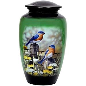 HLC Lovely Humming Bird Adult Cremation Urn - Handcrafted Urn for Human Ashes (200 lbs - 10.5 x 6 ')