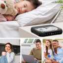 ENVYCLOUD CD Player Portable with Dual Stereo Speakers, Rechargeable Portable Player with Bluetooth for Home with Headphones, Support CD/AUX/USB,Black