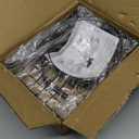 3 Tier Countertop Fruit Vegetable Basket Bowl Storage, Solid Metal Kitchen Counter Organizer for Storing Fruits, Veggies, Bread, Snacks (Black)