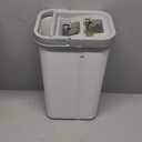 JOYMOOP Mop and Bucket with Wringer Set, Hands Free Flat Floor Mop and Bucket, with 3 Washable Microfiber Pads, Wet and Dry Use, Floor Cleaning System