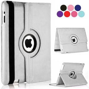 Vultic Rotating Case for iPad Air 13 inch M4/M3/M2 [2026/2025/2024], 360 Degree Stand [Auto Sleep/Wake] Folio PU Leather Smart Cover (Silver)