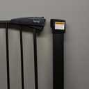 keny 29.7"-46" Baby Gate for Stairs, Auto Close Dog Gates for Doorways, Pressured Mounted No Drilling Pet Gate Extra Wide, One-Hand Opening Dual Lock Stair Gate, Indoor Kids Necessities, Black (29.7-46"Wide,30"Tall, Black)