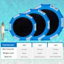 10FT Heavy-Duty Inflatable Water Trampoline for Lake Pool