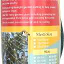 Bird Netting 25'x50' with 1" Square Mesh Bird Net Garden Netting for Chicken Coop, Aviary, Deer Fence, Fruit Tree