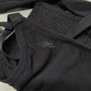 Women's Plus Size Criss Cross Front Closure Bra Cut Out Ribbed Knit Wireless Bralettes (XX-Large Plus, Black)