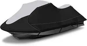 Jet Ski Cover VINPATIO 600D Trailerable Jetski Cover, Heavy Duty 100% Waterproof and UV Protection PWC Cover, 96"-101" L
