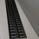 Digank E Track 4'（2 Pack） with Powder-Coated Steel Trailer Tie Down for Garages, Trucks, Pickups, and Vans, E-Track Rail Reliable Cargo Restraint (Screws Not Included)