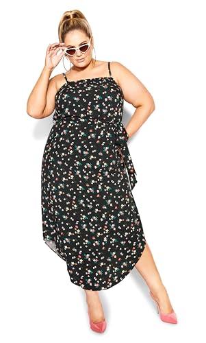 City Chic Women's Plus Size Tamika Print Dress, L