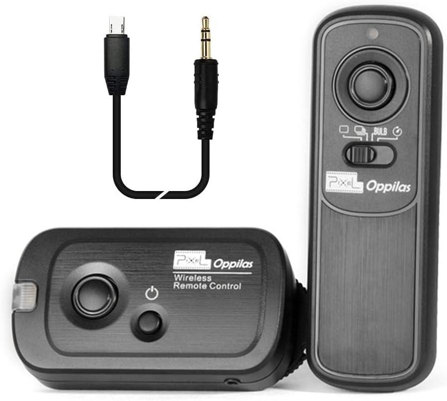 Pixel RW221-S2 Camera Remote Shutter Release Wireless Radio Control Compatible with Sony a1 a9 a7 a5000 a5100 a6000 a6300 a6400 a6500 a6600 RX100II HX300 HX400 HX400V HX50V RX10 Replaces RM-SPR1