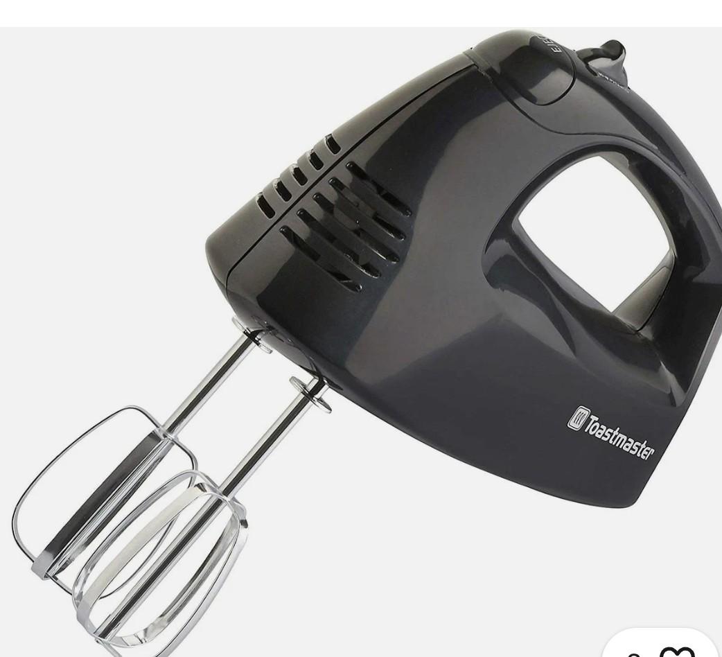 Toastmaster 5 Speed Hand Mixer, Black, TM-108HMKL
