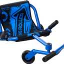 VEVOR Ride on Scooter 150 lbs Swing Side-to-Side for Amazing Riding Blue, for Ages 4+, Powered by Zig-Zag Motion, Ride on Toy with 3 Adjustable Length, Brake Lever, Hard Surface Indoor & Outdoor, 40.0 x 17.3 x 11.8 in