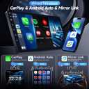 Naifay 8Core Android12 Car Stereo for Honda Acura MDX 2007-2013, 9 Inch Touch Screen for Acura MDX Radio with CarPlay/Android Auto/Bluetooth/WiFi/FM/GPS/SWC/Canbus+MIC